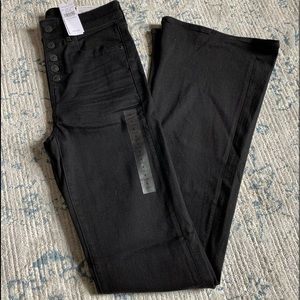 Black high waisted flare jeans american eagle